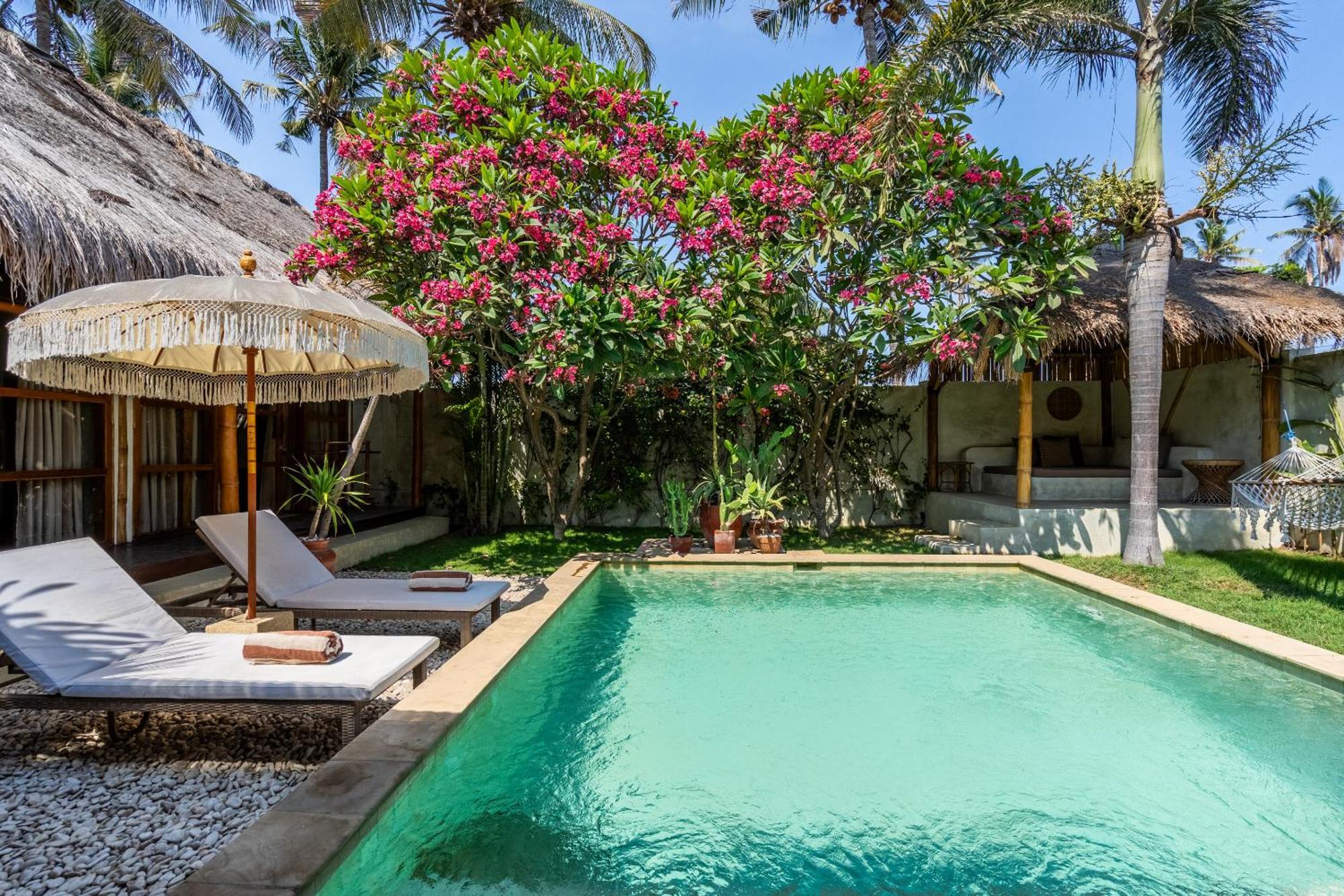Villa Burung Gili Air Authentic 3-Bedroom Bamboo Villa With Private Pool Exteriér fotografie