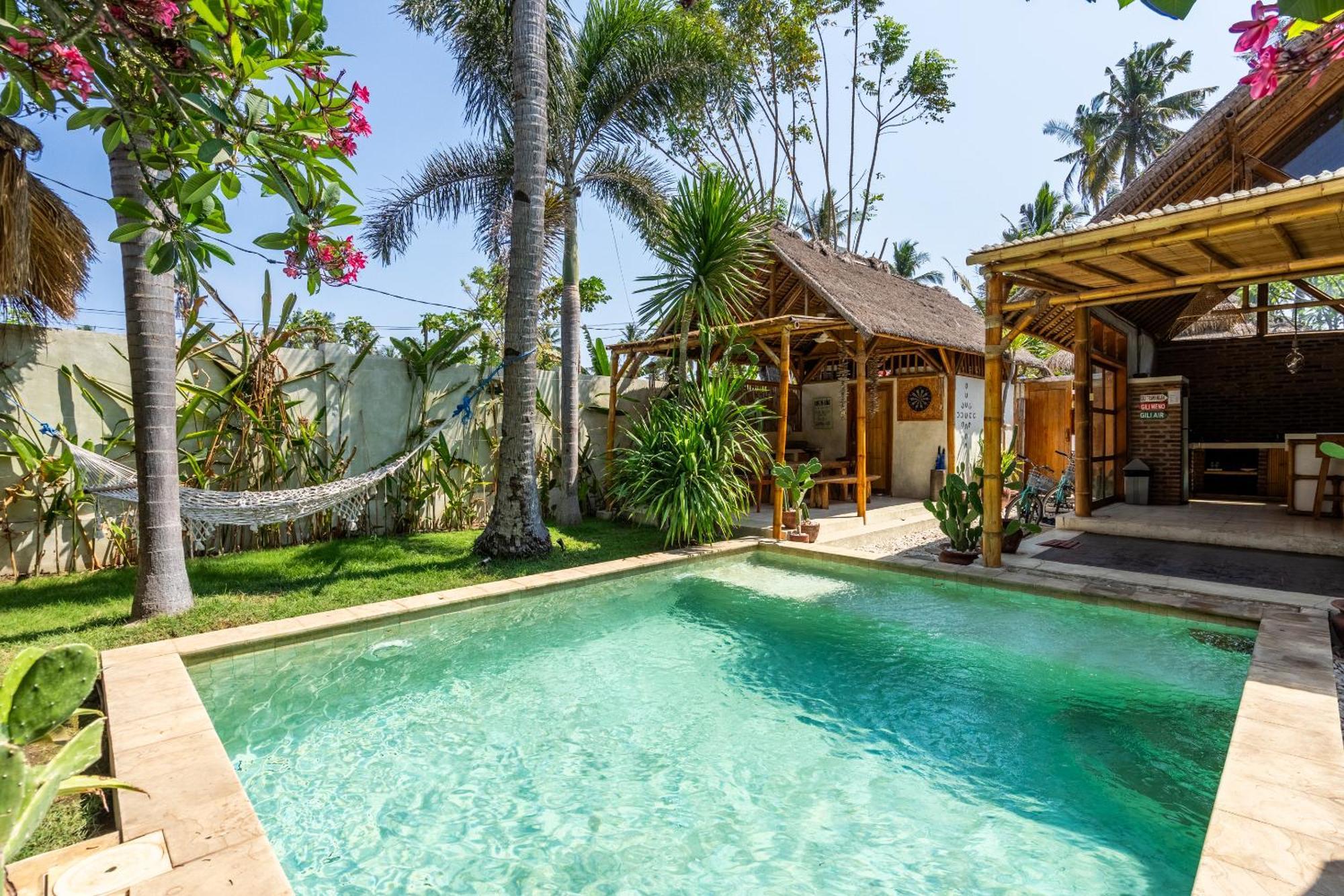 Villa Burung Gili Air Authentic 3-Bedroom Bamboo Villa With Private Pool Exteriér fotografie