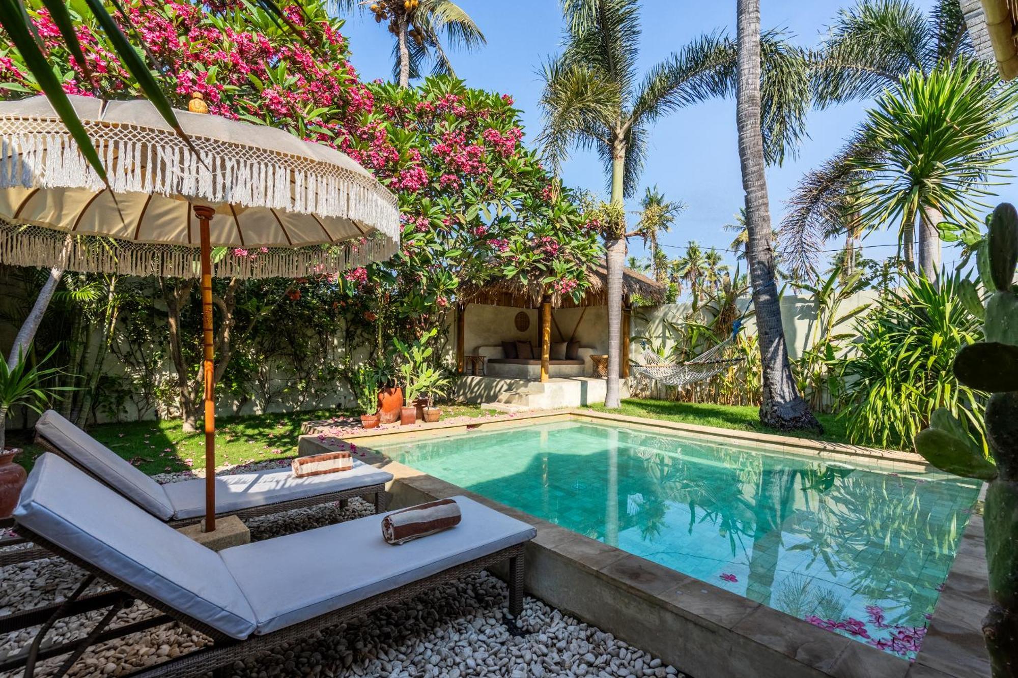Villa Burung Gili Air Authentic 3-Bedroom Bamboo Villa With Private Pool Exteriér fotografie
