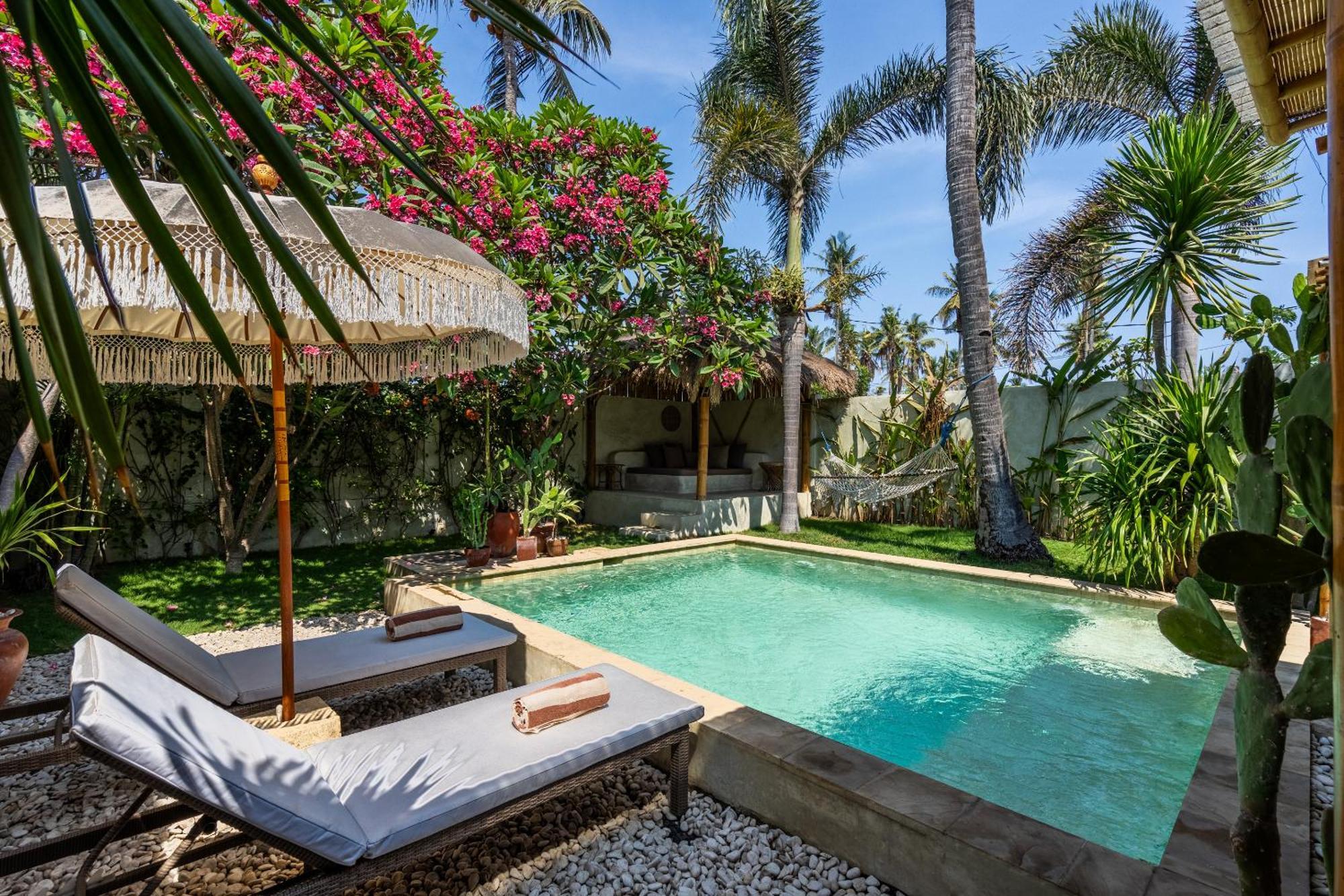 Villa Burung Gili Air Authentic 3-Bedroom Bamboo Villa With Private Pool Exteriér fotografie