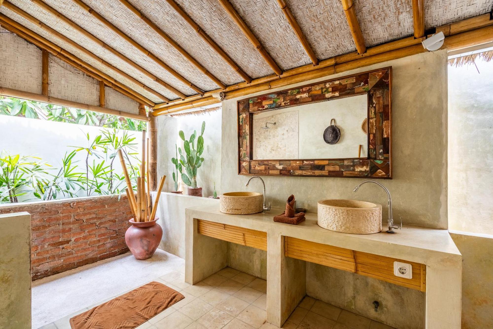 Villa Burung Gili Air Authentic 3-Bedroom Bamboo Villa With Private Pool Exteriér fotografie